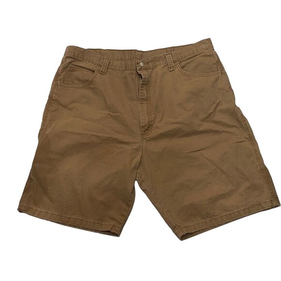 Wrangler Other - Wrangler Men's Khaki Canvas Shorts Carpenter Size 42